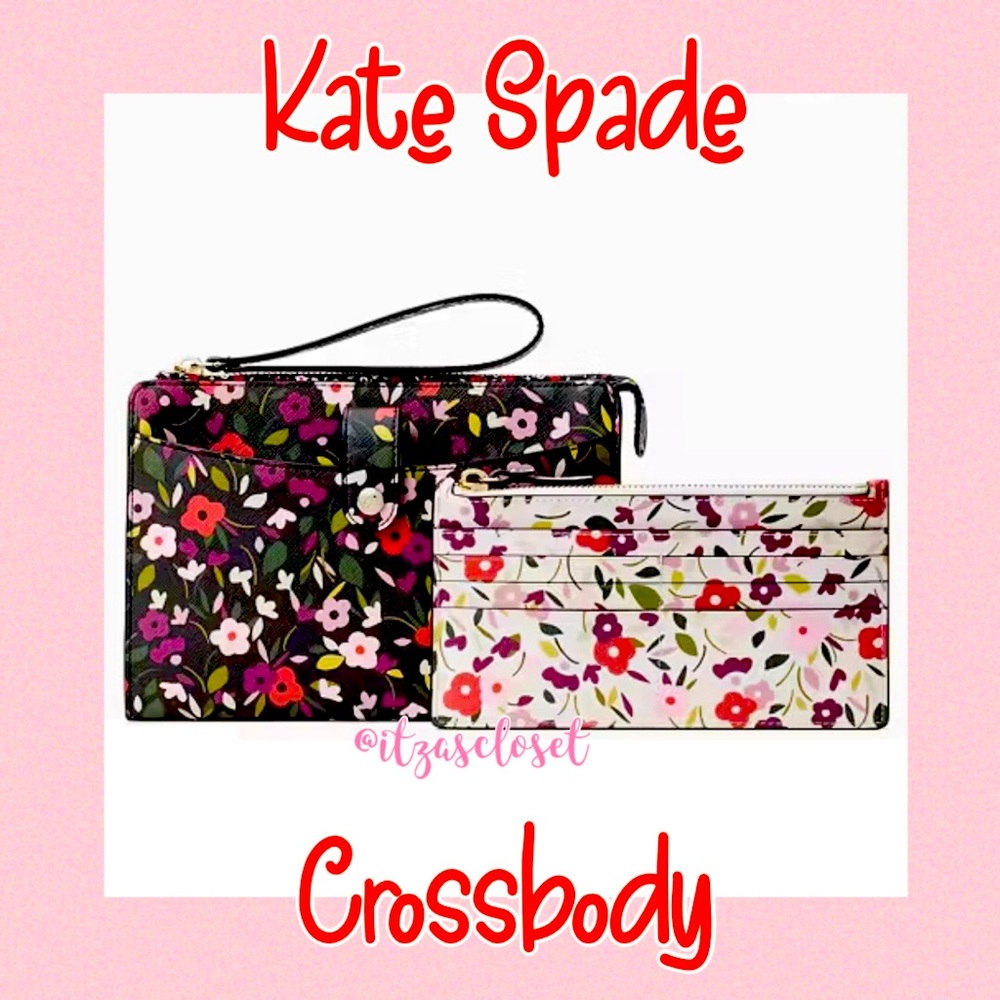 Kate Spade Laurel Way Boho Floral Large Roxanna Crossbody Bag Purse NWT